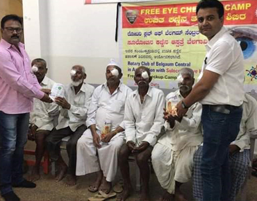 Free Eye Checkup Camp (Rotary Club of Belgaum Central)